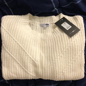 💓On a Break White Knit Sweater💓